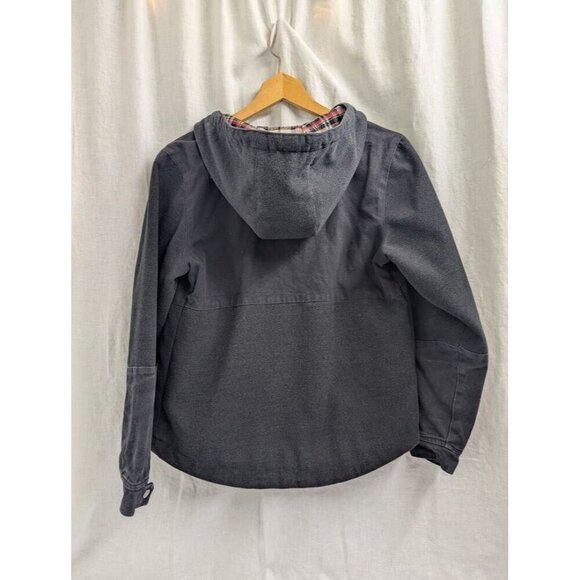 Poler Stuff women's medium wool blend and canvas two tone jacket outdoors winter - Picture 10 of 14